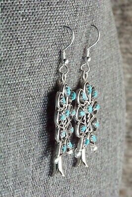 Turquoise & Sterling Silver Earrings - Tricia Leekity