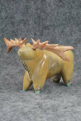 Elk Zuni Fetish Carving - Enrike Leekya