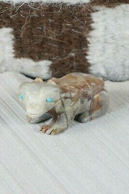 Bear Zuni Fetish Carving - Dana Malani - High Lonesome Trading