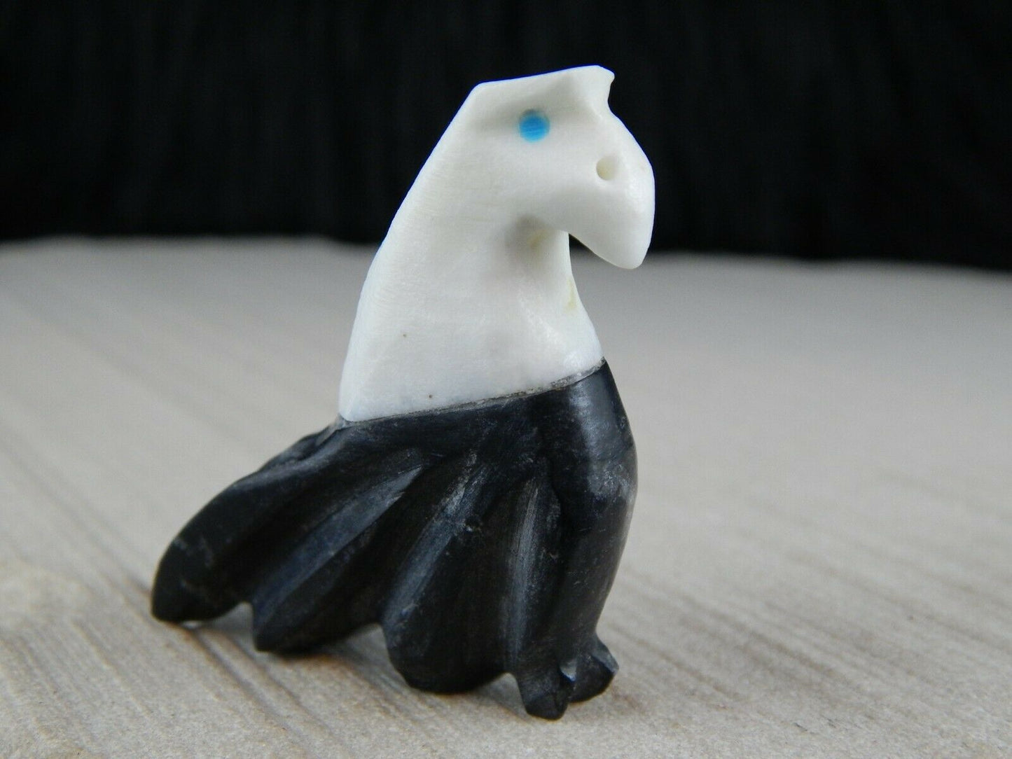Eagle Zuni Fetish Carving - Kelly Lementino - High Lonesome Trading