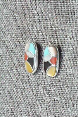 Multi Stone & Sterling Silver Earrings - Orena Leekya
