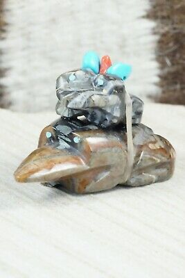 Frog Zuni Fetish Carving - Ed Lementino