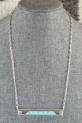 Turquoise & Sterling Silver Necklace - Laurie Kallestewa