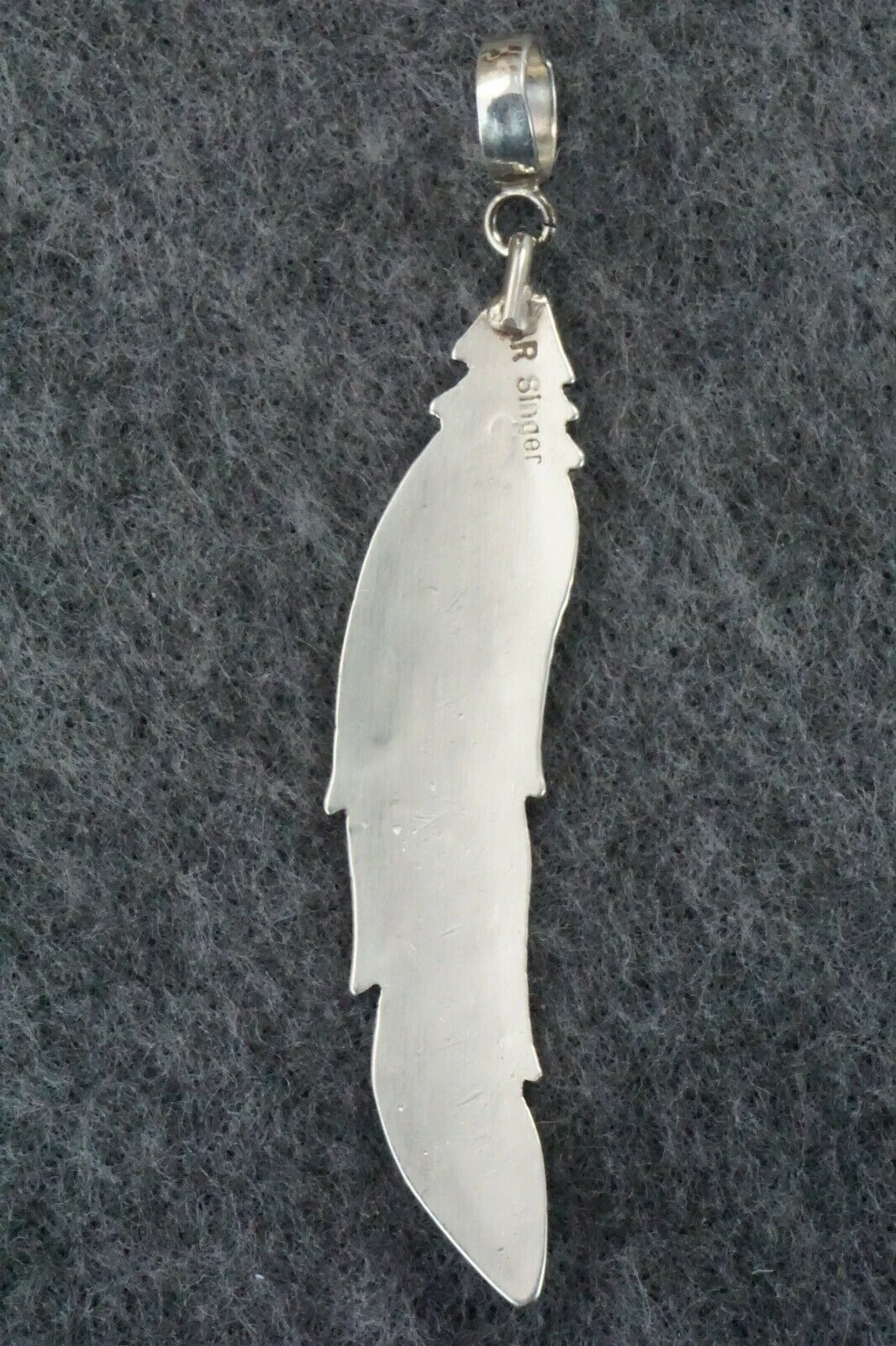 Turquoise & Sterling Silver Pendant - Rosita Singer
