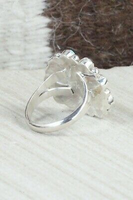 Turquoise & Sterling Silver Ring - Alicia Wilson - Size 7.75