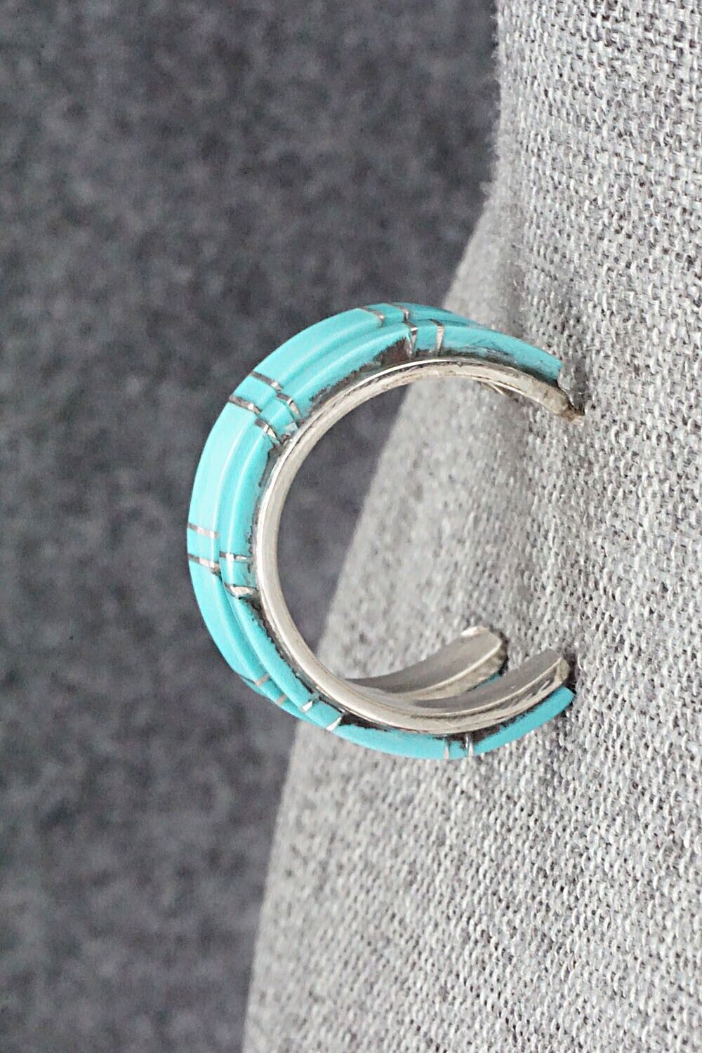 Turquoise & Sterling Silver Earrings - Terrance Panteah & Tammy Johnson