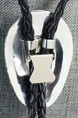 Turquoise & Sterling Silver Bolo Tie - Fred Peters