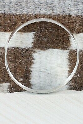 Navajo Sterling Silver Bangle - Elaine Tahe