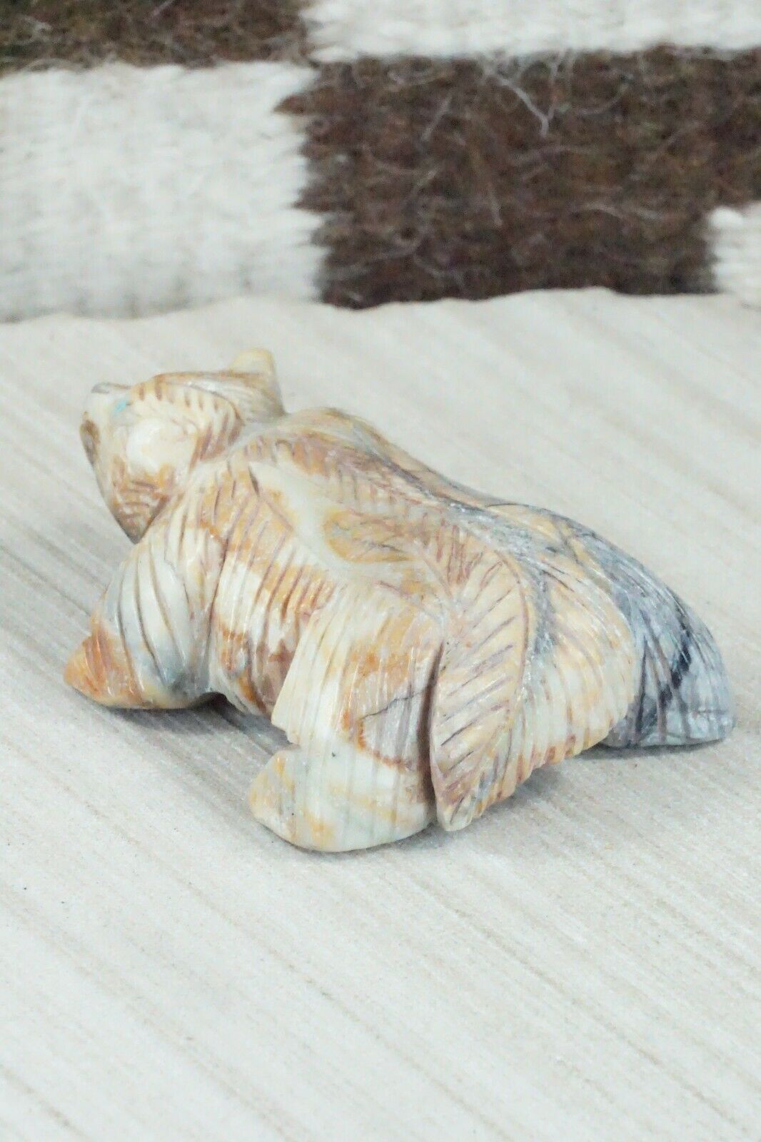 Badger Zuni Fetish Carving - Allison White