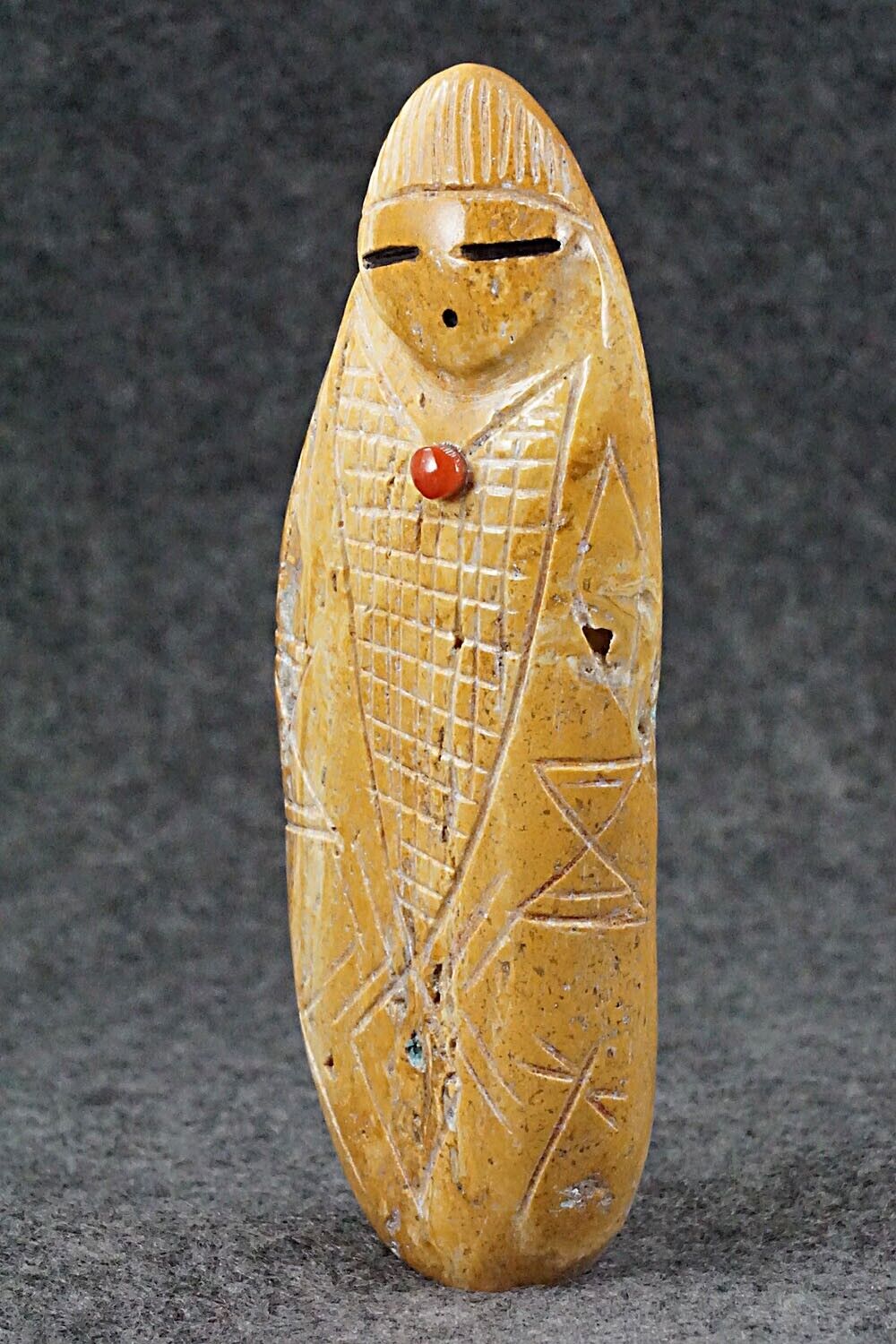 Corn Maiden Zuni Fetish Carving - Daniel Chattin