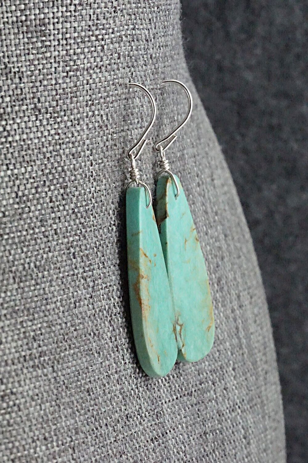 Turquoise & Sterling Silver Earrings - Sharon Abeyta