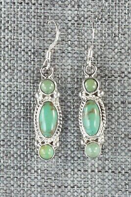 Turquoise & Sterling Silver Earrings - Harris Largo