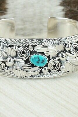 Turquoise & Sterling Silver Bracelet - Henry Attakai