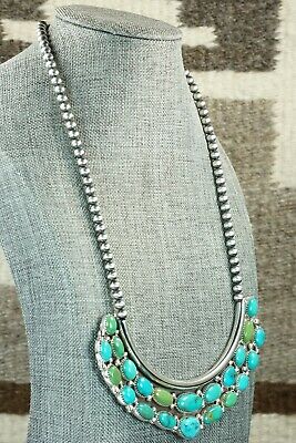 Turquoise & Sterling Silver Necklace - Roberta Begay