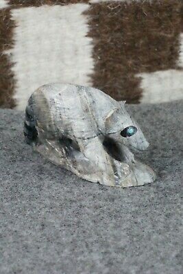 Raccoon Zuni Fetish Carving - Derrick Kaamasee