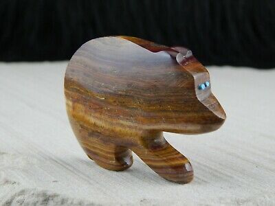 Bear Zuni Fetish Carving - Jonathan Natewa - High Lonesome Trading