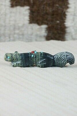 Wolf Zuni Fetish Carving - Danette Laate - High Lonesome Trading