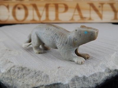 Mouse Zuni Fetish Carving - Chris Cellicion - High Lonesome Trading