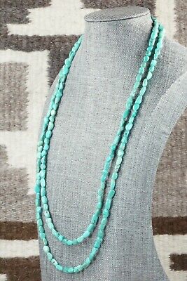 Turquoise and Sterling Silver Necklace - Navajo