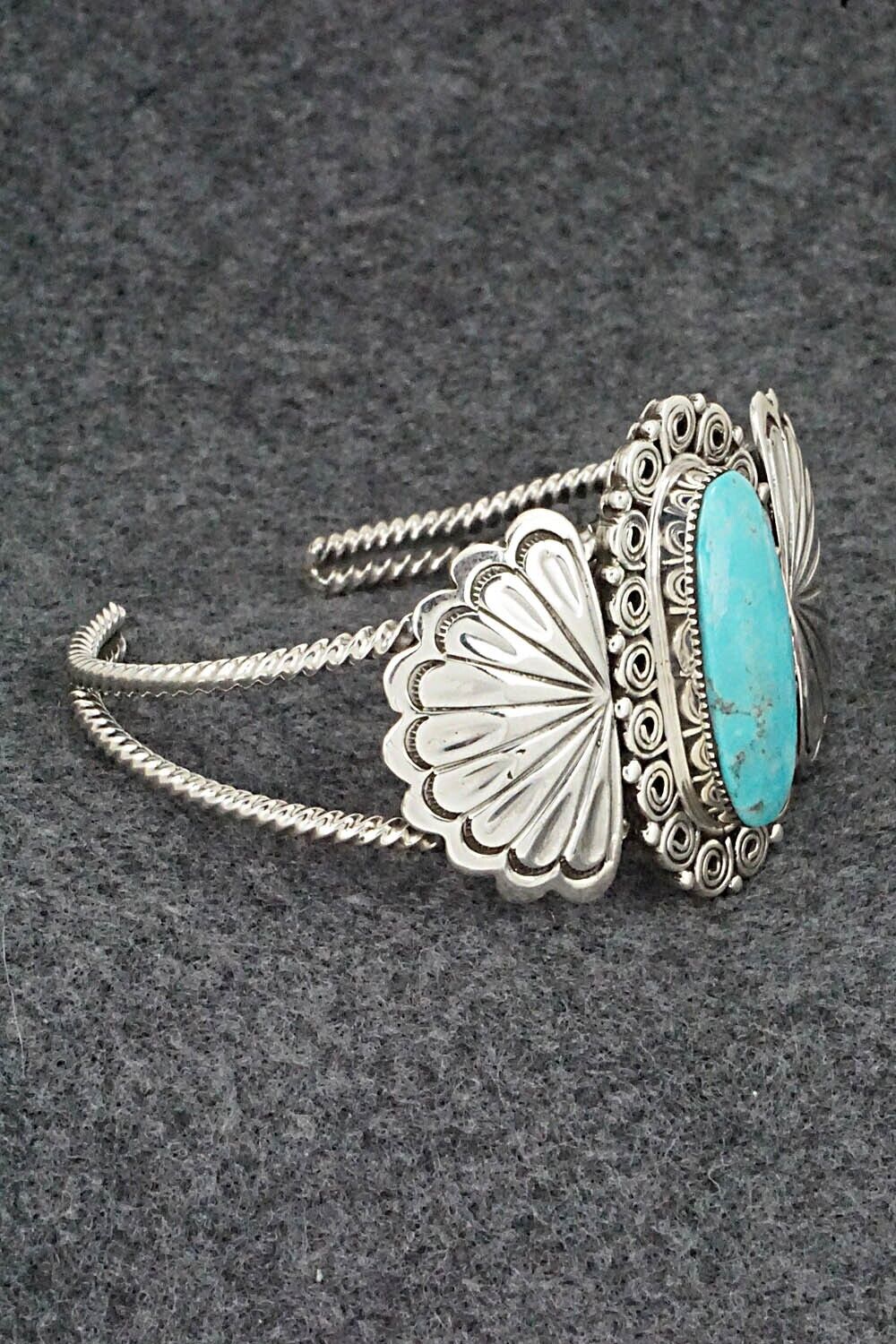 Turquoise and Sterling Silver Bracelet - Angie Platero