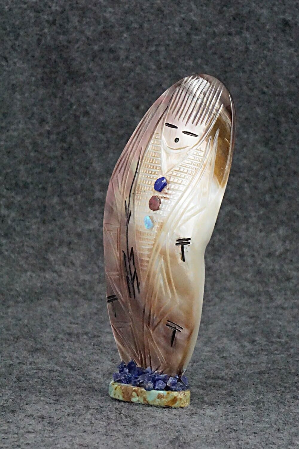Corn Maiden Zuni Fetish Carving - Gloria Chattin