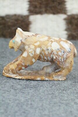 Bobcat Zuni Fetish Carving - Derrick Kaamasee