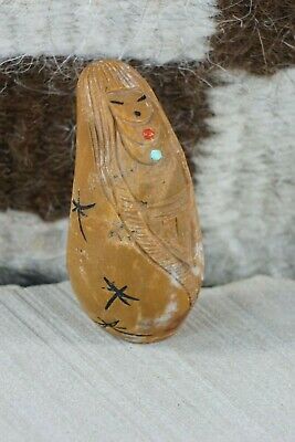 Corn Maiden Zuni Fetish Carving - Sandra Quandelacy - High Lonesome Trading
