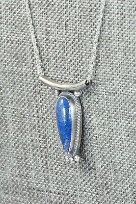 Lapis & Sterling Silver Necklace - Sharon McCarthy