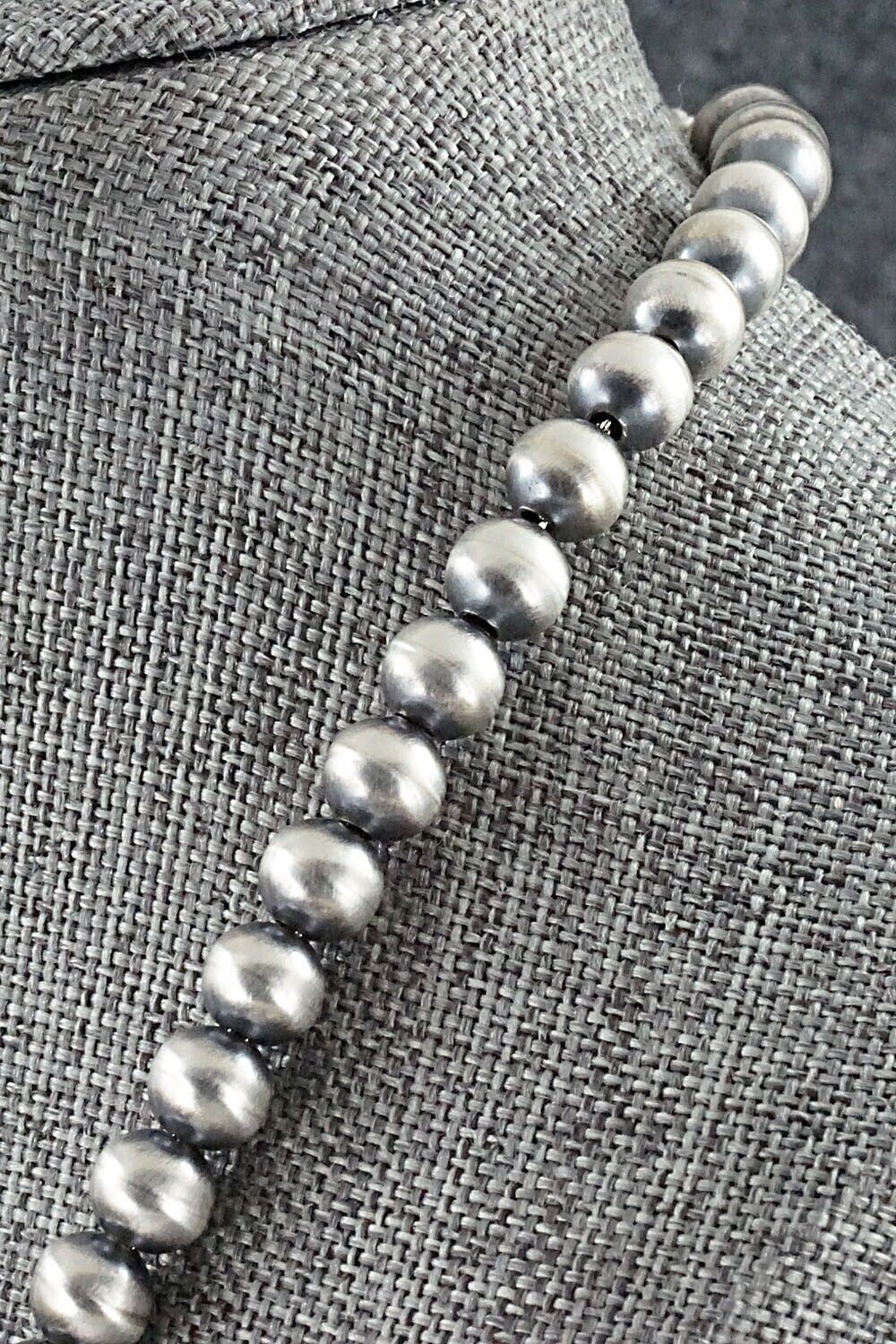 Sterling Silver Navajo Pearl Necklace - Jan Mariano