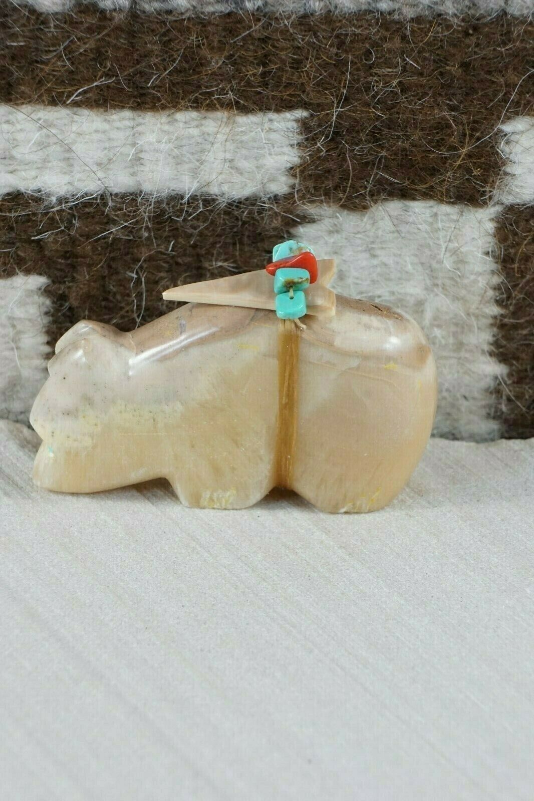 Bear Zuni Fetish Carving - Lena Boone - High Lonesome Trading