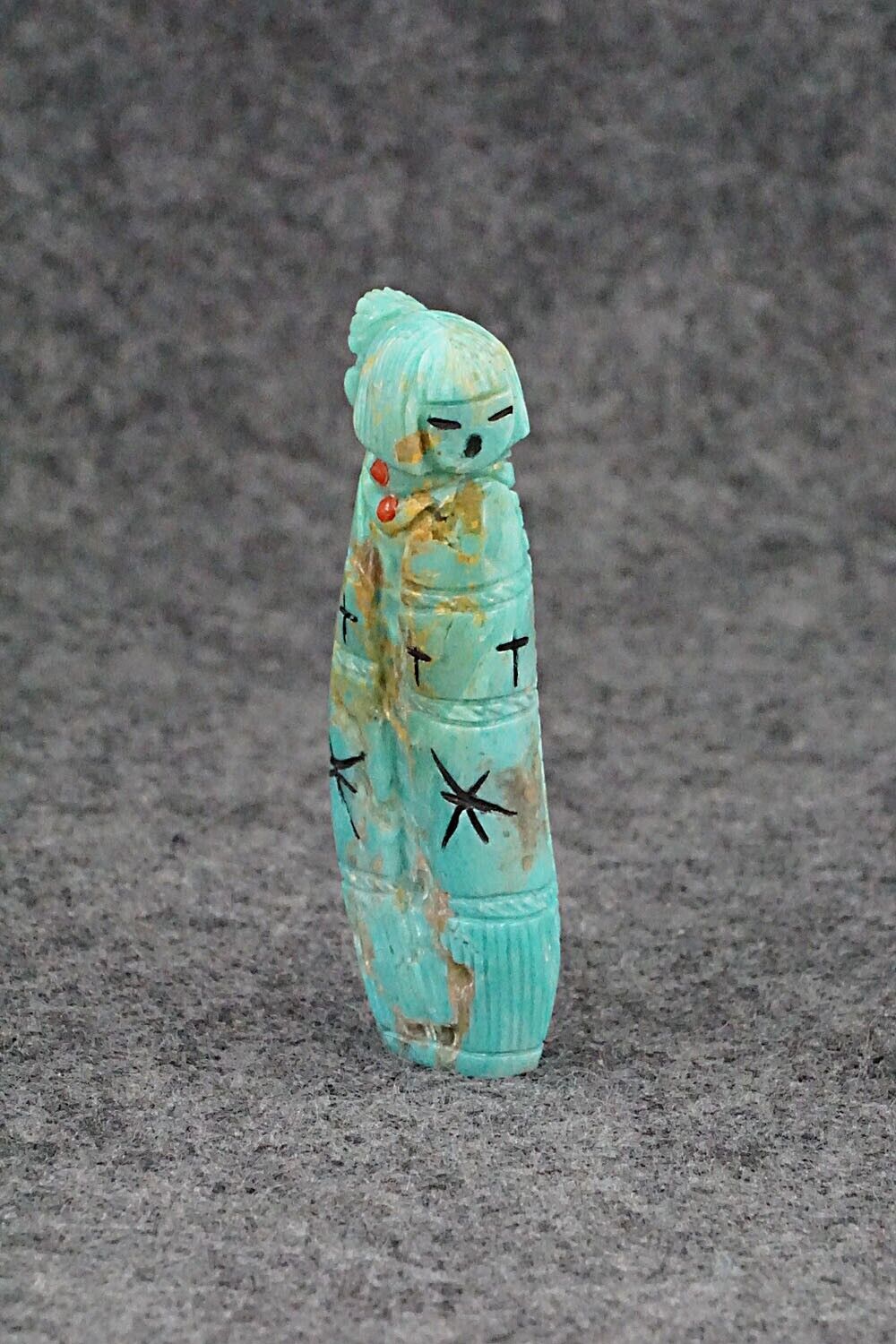 Corn Maiden Zuni Fetish Carving - Sandra Quandelacy