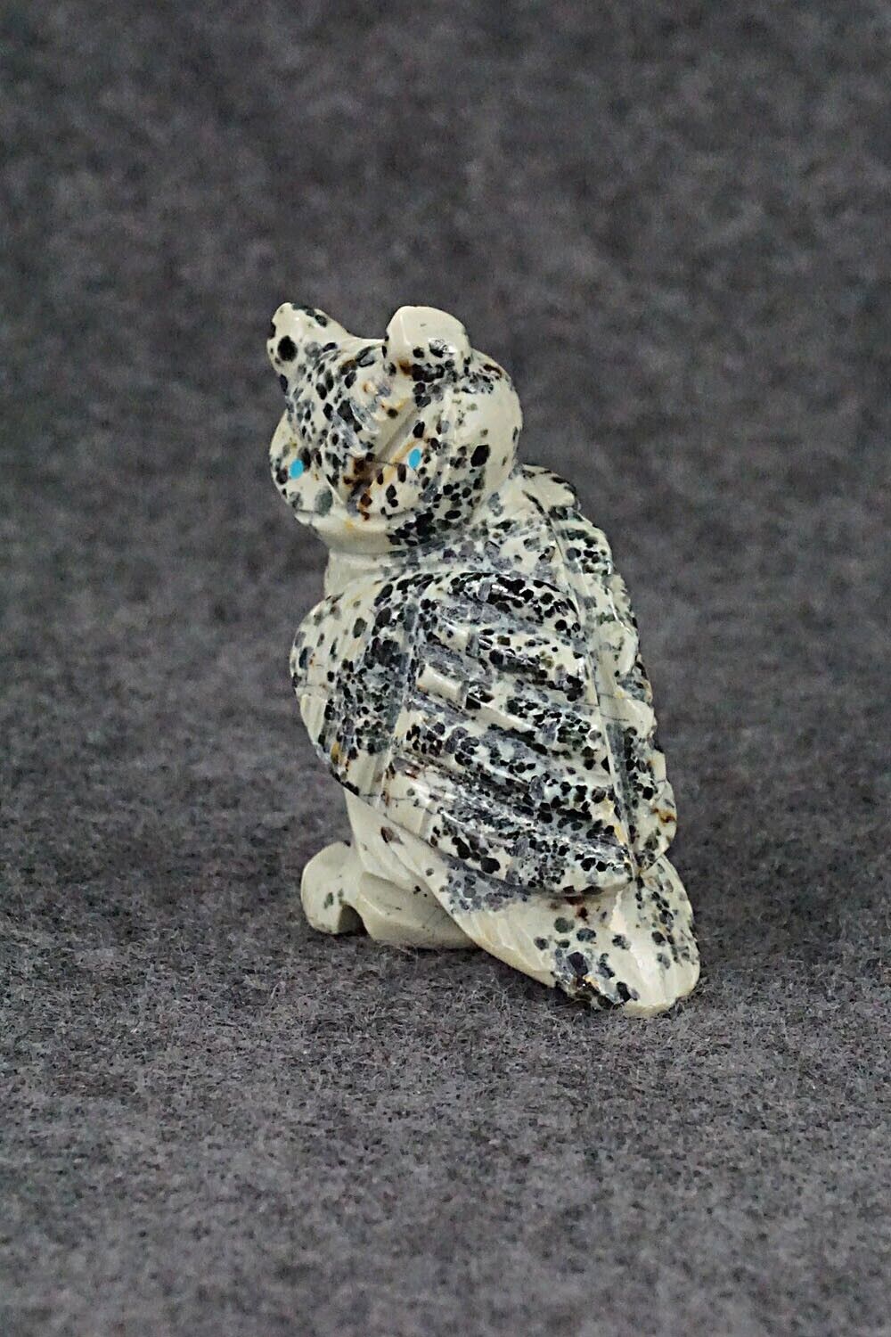 Owl Navajo Fetish Carving - Albert Livingston