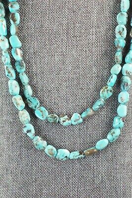 Turquoise & Sterling Silver Necklace - Navajo