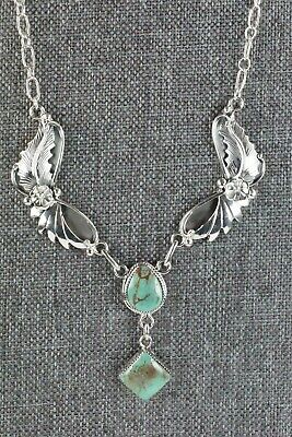 Turquoise & Sterling Silver Necklace - Sarah Yazzie