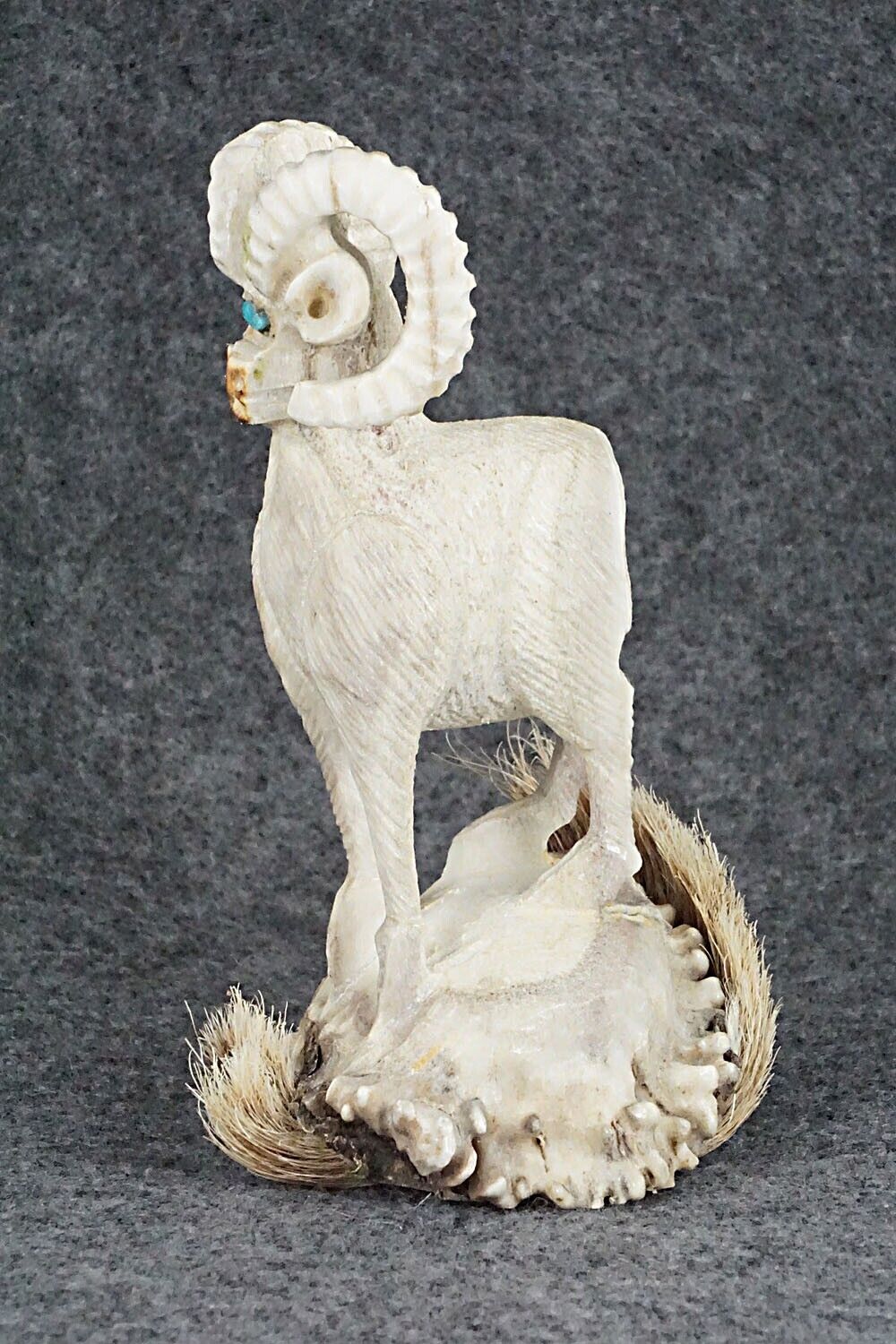 Ram Zuni Fetish Carving - Garrick Weeka