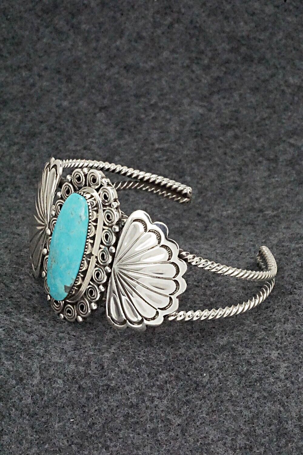 Turquoise and Sterling Silver Bracelet - Angie Platero