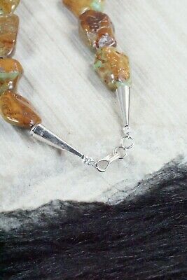 Turquoise & Sterling Silver Necklace - Navajo