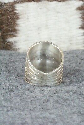 White Buffalo & Sterling Silver Ring - Andrew Enrico - Size 6.25