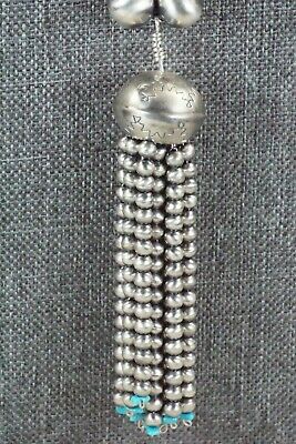 Turquoise and Sterling Silver Pearl Necklace - Jan Mariano