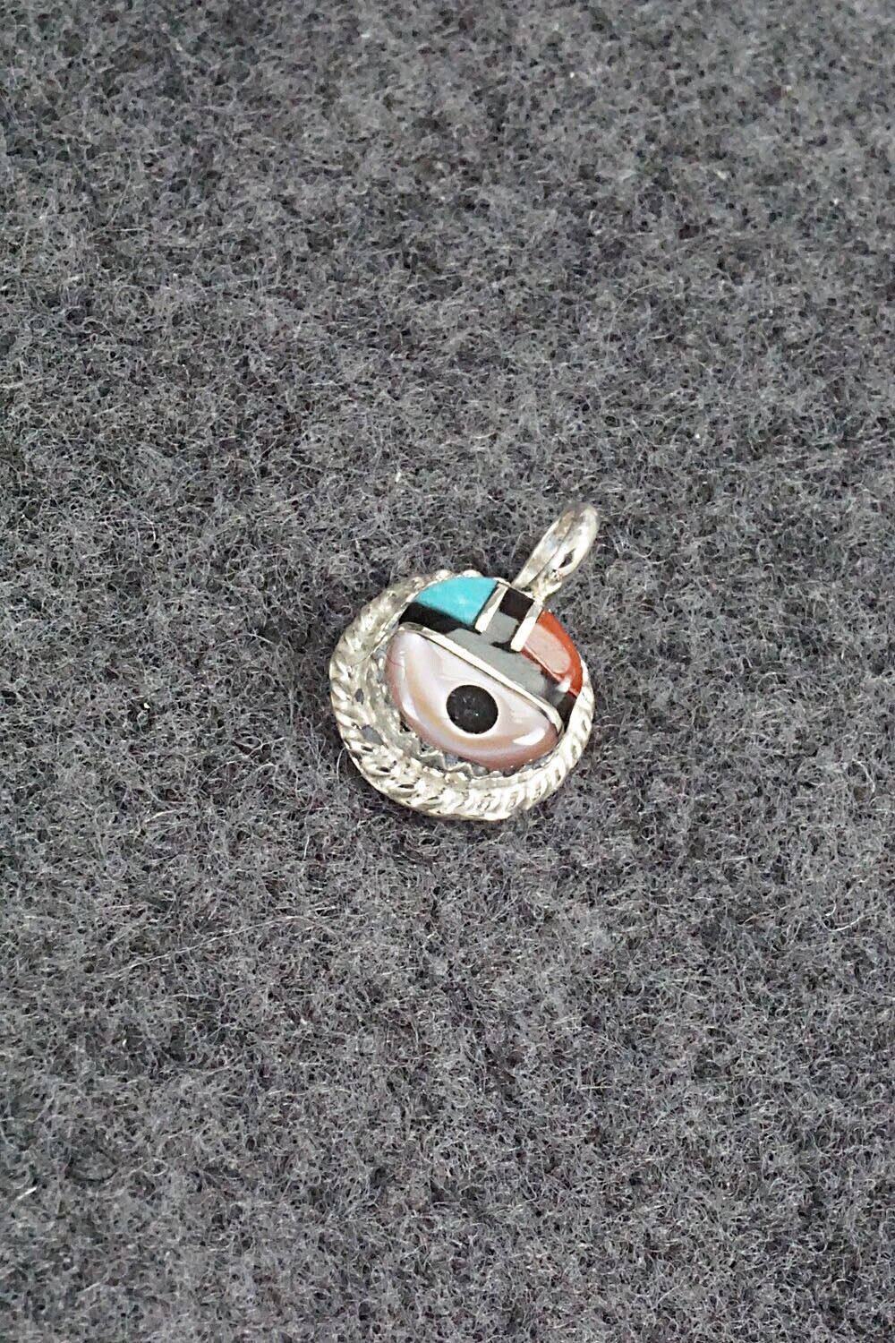 Multi Stone & Sterling Silver Pendant - Elvira Kiyite