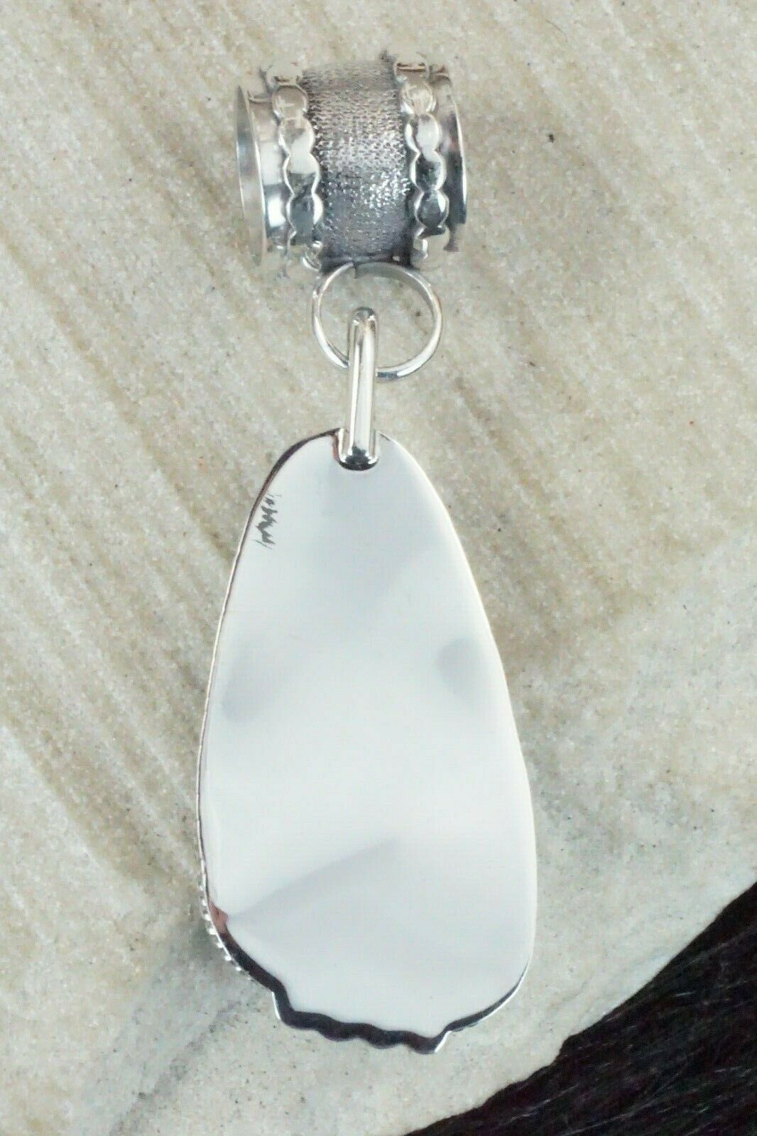Turquoise and Sterling Silver Pendant - Sharon McCarthy