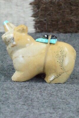Bear Zuni Fetish Carving - Enrike Leekya