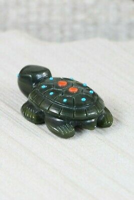 Turtle Zuni Fetish Carving - Reynold Lunasee - High Lonesome Trading
