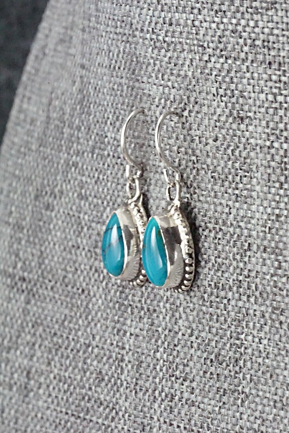 Turquoise & Sterling Silver Earrings - Jan Mariano