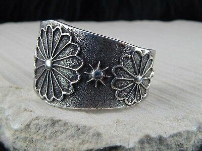 Navajo Sterling Silver Bracelet - Delbert Arviso - High Lonesome Trading
