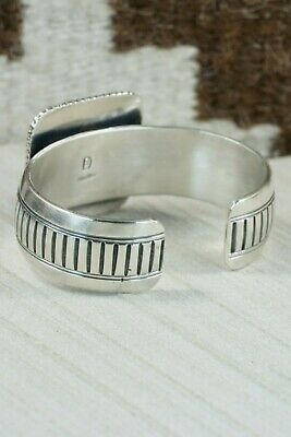 Navajo Turquoise and Sterling Silver Bracelet - Raymond Delgarito