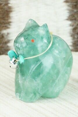 Cat Zuni Fetish Carving - Daphne Quam