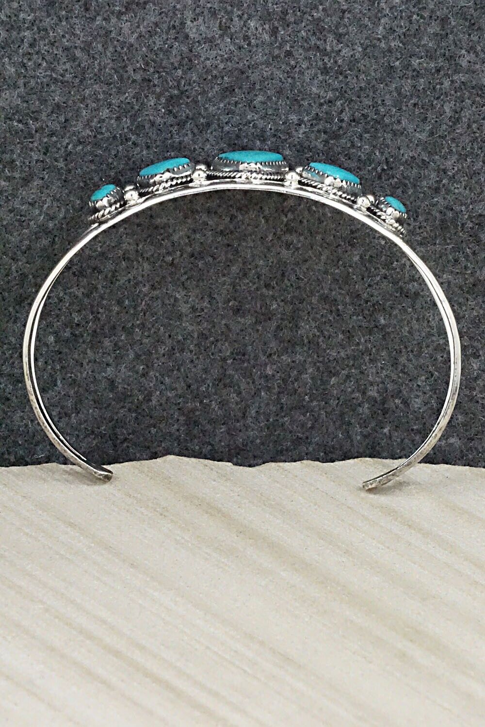 Turquoise & Sterling Silver Bracelet - Roberta Begay