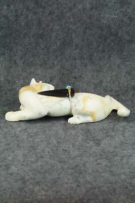 Mountain Lion Zuni Fetish Carving - Albert Eustace