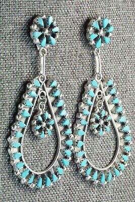 Turquoise & Sterling Silver Earrings - Tricia Leekity